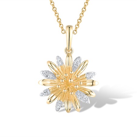 14KYW Pendant Diamond (P319587DIA14KYW)