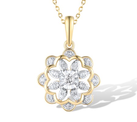 14TT Pendant Diamond (P319717DIA14TT)