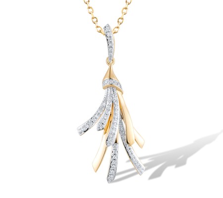 14KYW Pendant Diamond (P319759DIA14KYW)