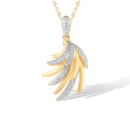 14KYW Pendant Diamond (P319763DIA14KYW)