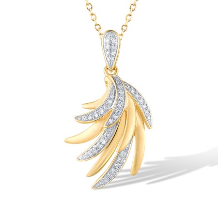 14KYW Pendant Diamond (P319763DIA14KYW)