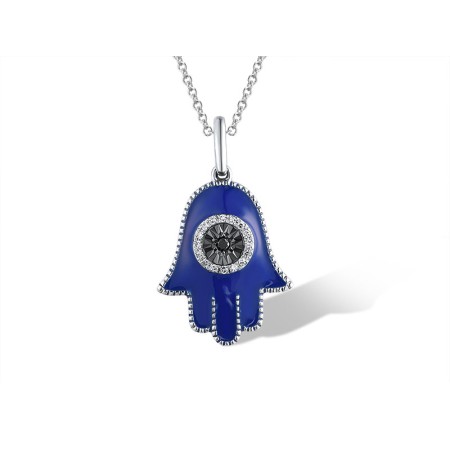 14KWB Pendant Black Diamond,Diamond,Enamel (P319887ENA14KWB)