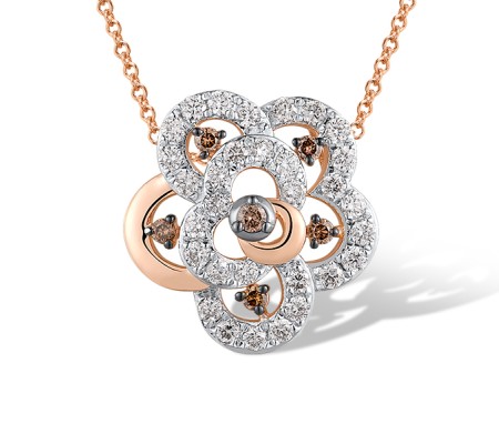 14KRB Pendant Brown Diamond,Diamond (P319938BRW14KRB)