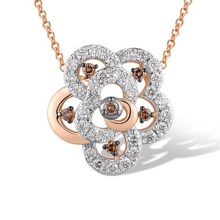 14KRB Pendant Brown Diamond,Diamond (P319938BRW14KRB)