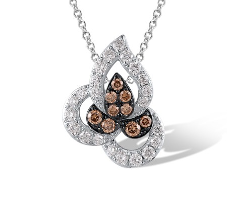 14KWB Pendant Brown Diamond,Diamond (P319940BRW14KWB)