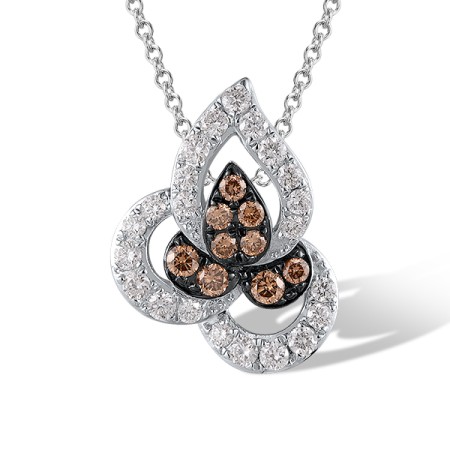 14KWB Pendant Brown Diamond,Diamond (P319940BRW14KWB)