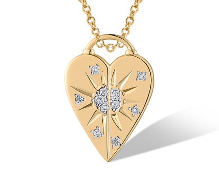 14KYW Pendant Diamond (P320078DIA14KYW)