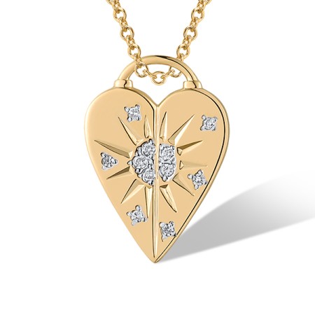 14KYW Pendant Diamond (P320078DIA14KYW)