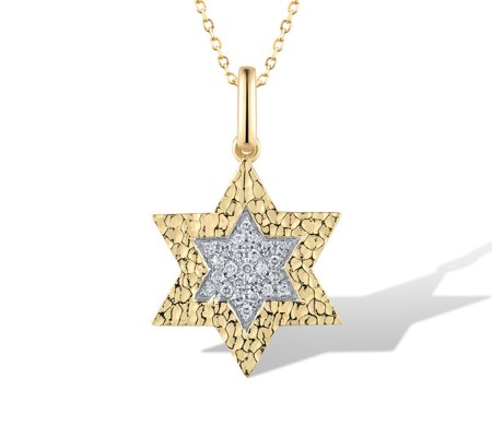 14KYW Pendant Diamond without chain (P320083DIA14KYW)