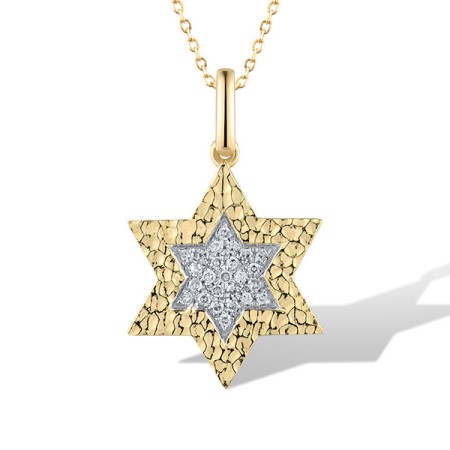 14KYW Pendant Diamond without chain (P320083DIA14KYW)