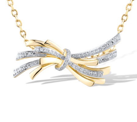 14KYW Pendant Diamond (P320117DIA14KYW)