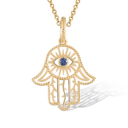 14KY Pendant Blue Sapphire (P320248SAP14KY)