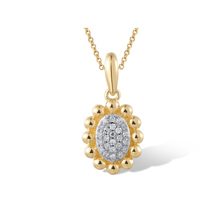 14KYW Pendant Diamond (P320277DIA14KYW)