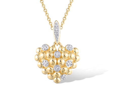 14KYW Pendant Diamond (P320281DIA14KYW)