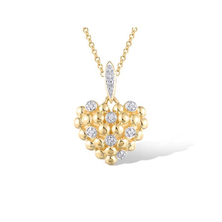 14KYW Pendant Diamond (P320281DIA14KYW)