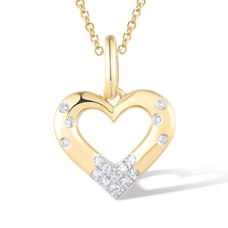 14KYW Pendant Diamond (P320339DIA14KYW)