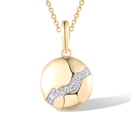 14KYW Pendant Diamond (P320340DIA14KYW)