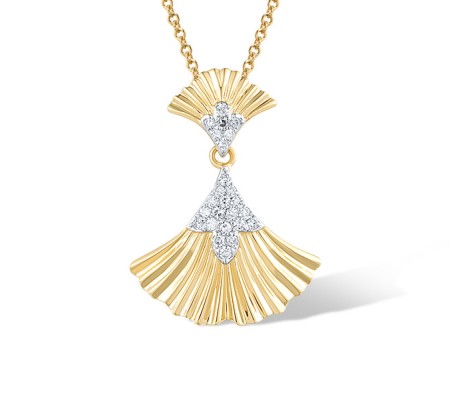 14KYW Pendant Diamond (P320369DIA14KYW)