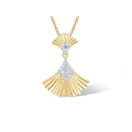 14KYW Pendant Diamond (P320369DIA14KYW)