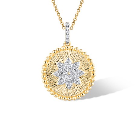 14KYW Pendant Diamond (P320371DIA14KYW)