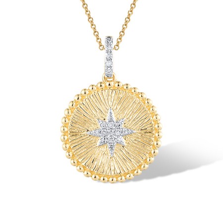 14KYW Pendant Diamond (P320372DIA14KYW)