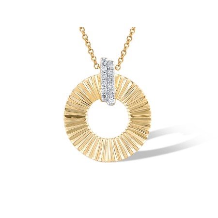 14KYW Pendant Diamond (P320373DIA14KYW)