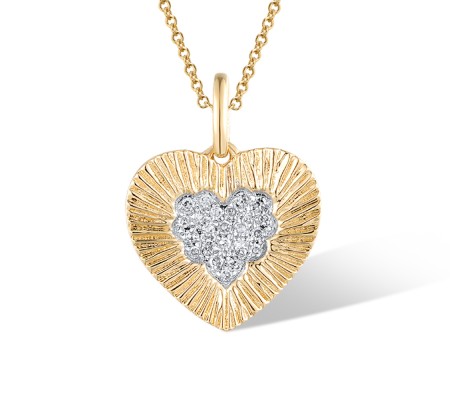 14KYW Pendant Diamond (P320374DIA14KYW)