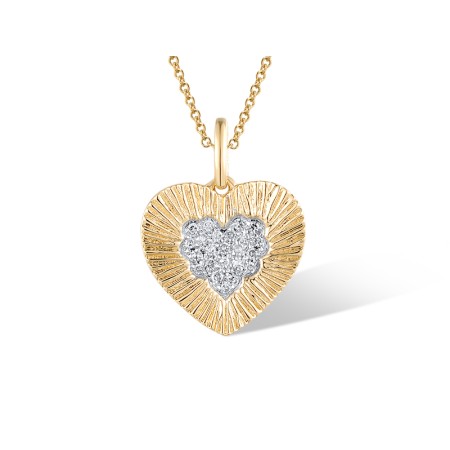 14KYW Pendant Diamond (P320374DIA14KYW)