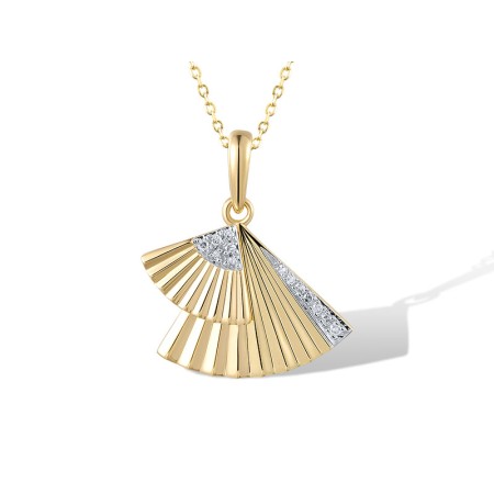 14KYW Pendant Diamond (P320377DIA14KYW)