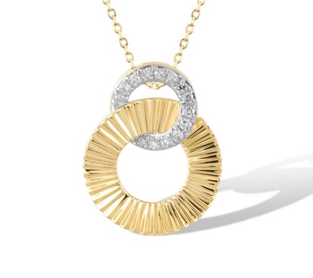 14KYW Pendant Diamond (P320378DIA14KYW)