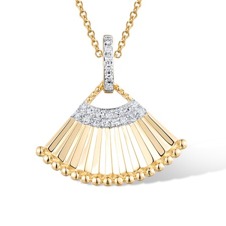 14KYW Pendant Diamond (P320381DIA14KYW)