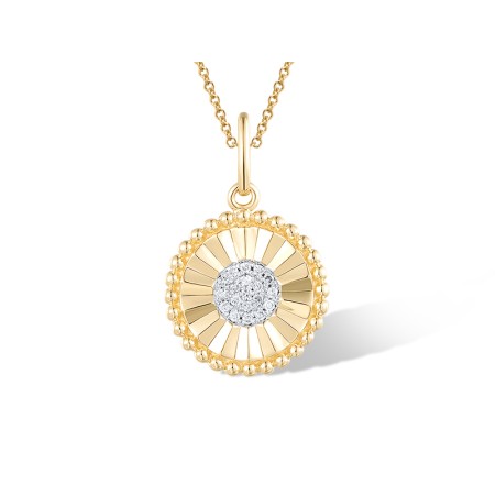 14KYW Pendant Diamond (P320382DIA14KYW)