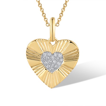 14KYW Pendant Diamond (P320716DIA14KYW)