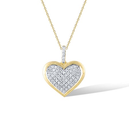 14KYW Pendant Diamond (P320718ADIA14KYW)