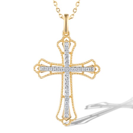 14KYW Pendant Diamond (P320755DIA14KYW)