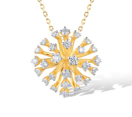 14KYW Pendant Diamond (P320785DIA14KYW)