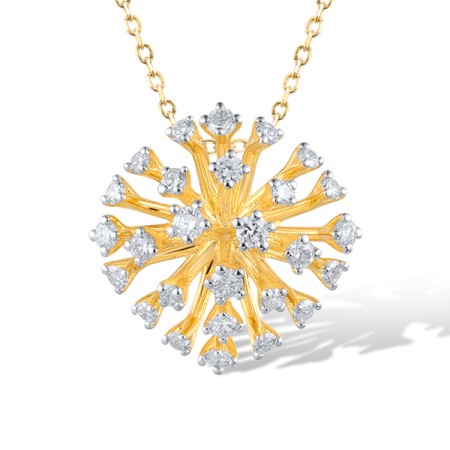 14KYW Pendant Diamond (P320785DIA14KYW)