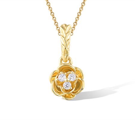 14KY Pendant Diamond (P321153DIA14KY)