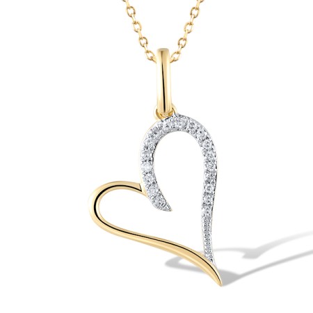 14KYW Pendant Diamond (P321172DIA14KYW)