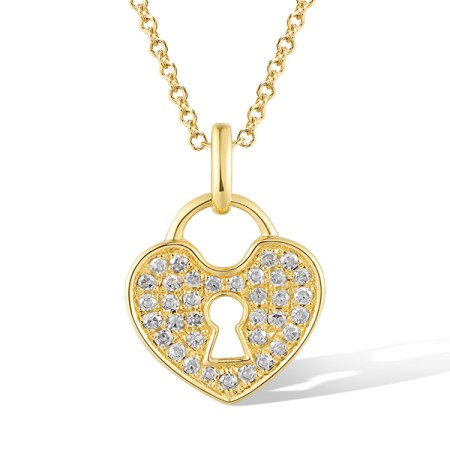 14KY Pendant Diamond (P321186DIA14KY)