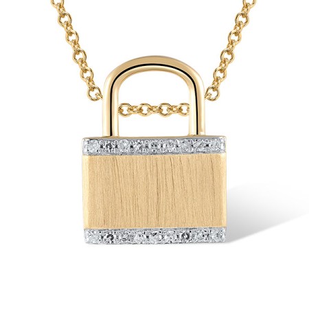 14KYW Pendant Diamond (P321188DIA14KYW)