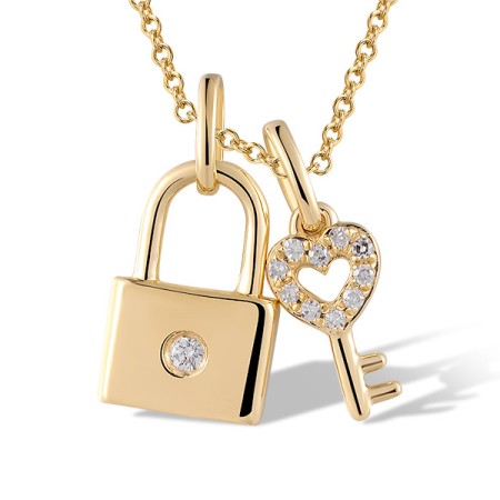 14KY Pendant Diamond (P321189DIA14KY)