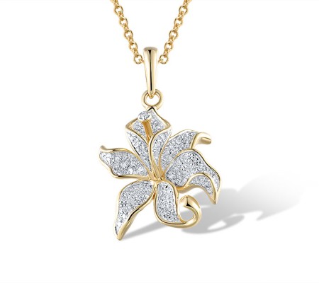 14KYW Pendant Diamond (P321450DIA14KYW)