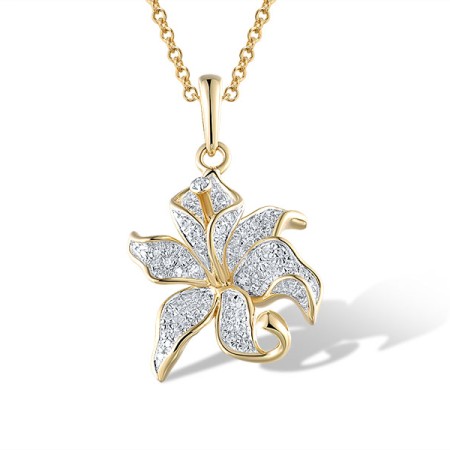 14KYW Pendant Diamond (P321450DIA14KYW)