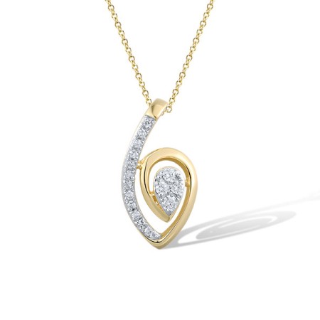 14KYW Pendant Diamond (P321489DIA14KYW)