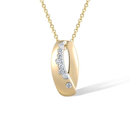 14KYW Pendant Diamond (P321500DIA14KYW)
