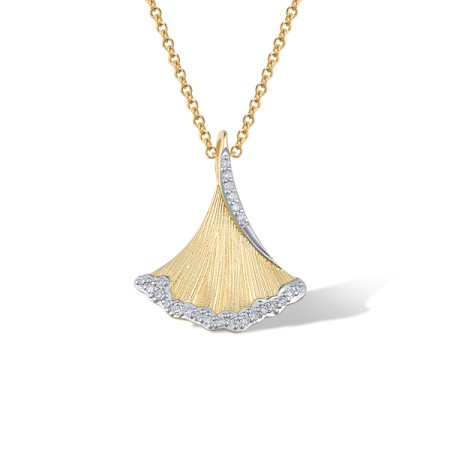 14KYW Pendant Diamond (P322062DIA14KYW)