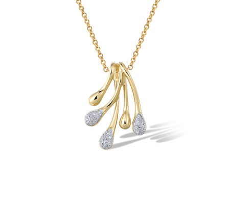 14KYW Pendant Diamond (P322072DIA14KYW)