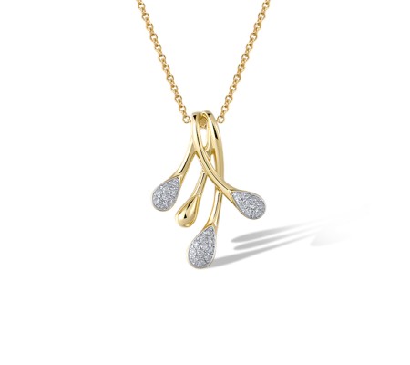 14KYW Pendant Diamond (P322074DIA14KYW)