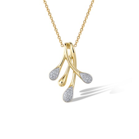 14KYW Pendant Diamond (P322074DIA14KYW)
